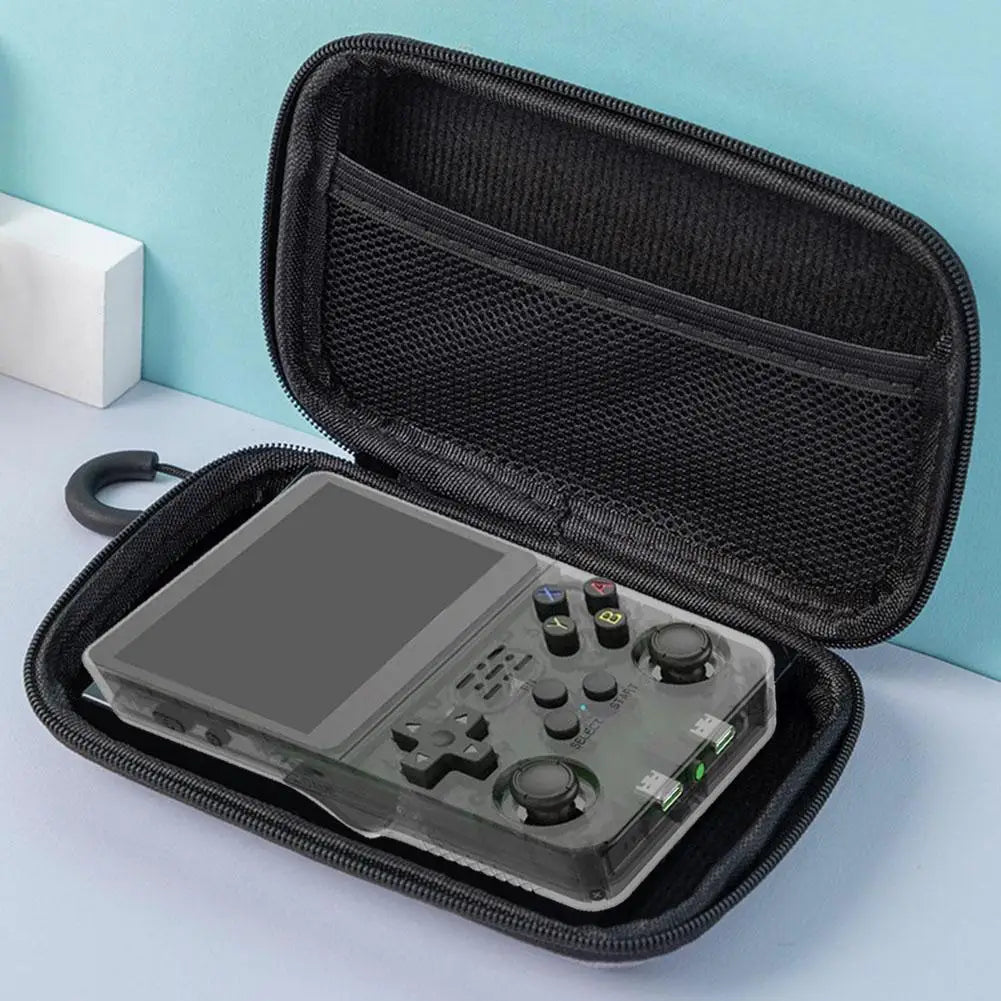 EVA Hard Portable Protective Case for R36S/R35S Game Console - Scratch-Resistant and Anti-Fall Storage Solution